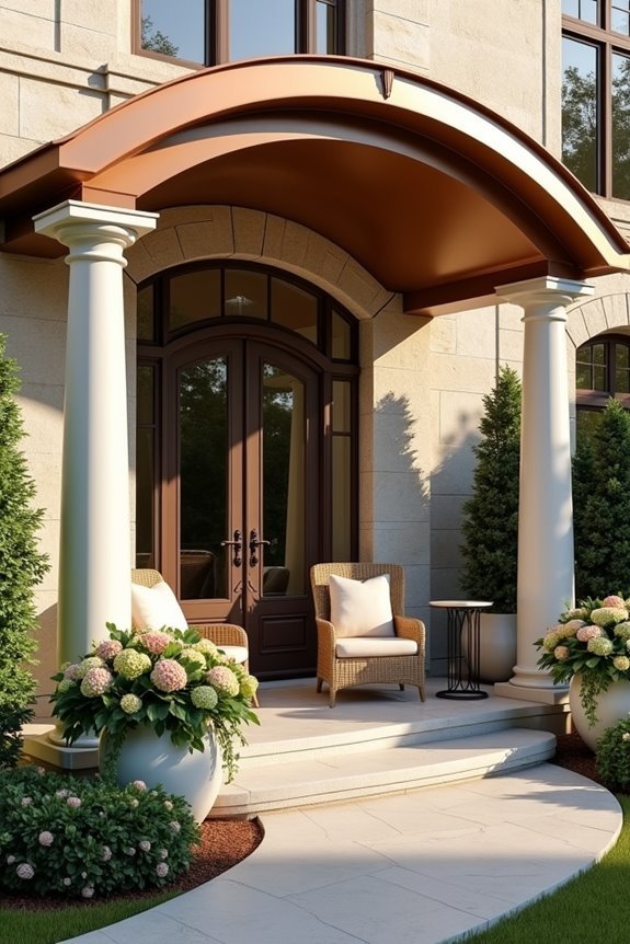 self supporting curved roof arches