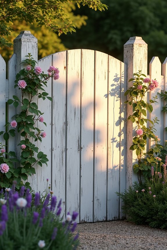 shabby chic fence techniques