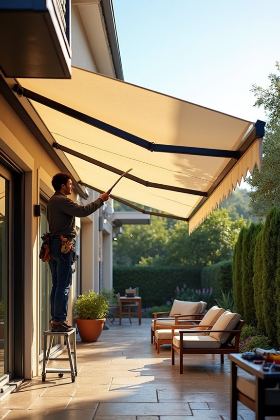 shade maintenance and care