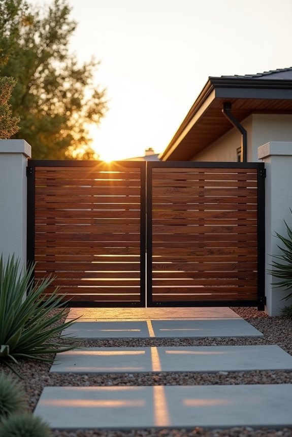 sleek durable privacy gates