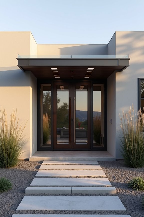 sleek geometric canopy design