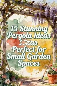Read more about the article 15 Stunning Pergola Ideas Perfect for Small Garden Spaces