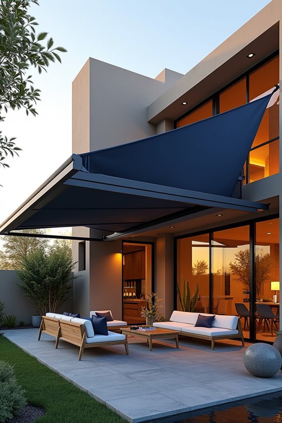 solar powered automated shading solutions