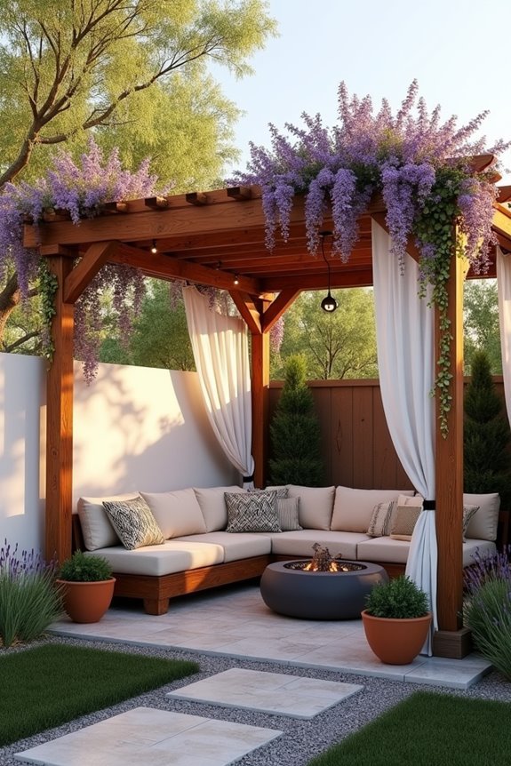 space saving corner pergola solution