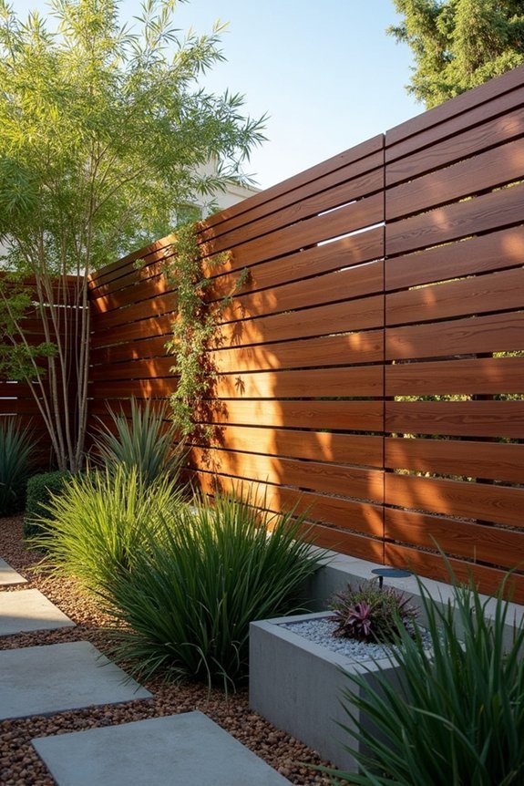stained cedar fence maintenance