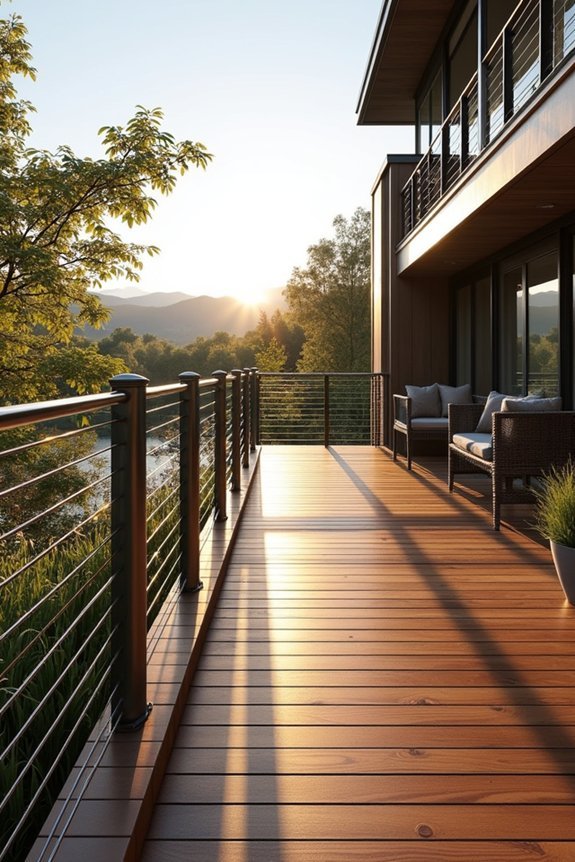 stainless steel cable railing