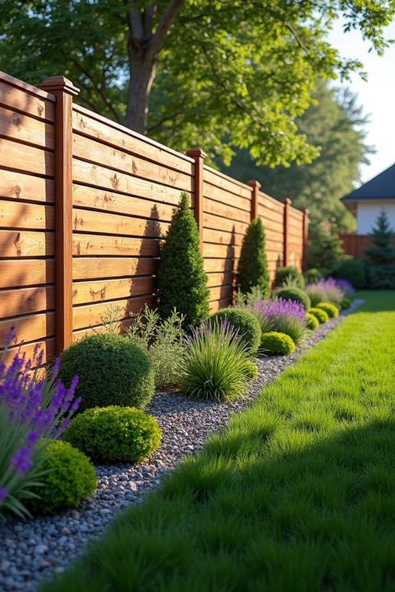 strategic fence landscaping design
