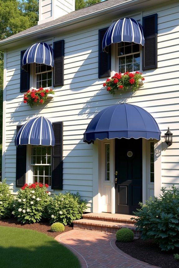 stylish energy saving window awnings