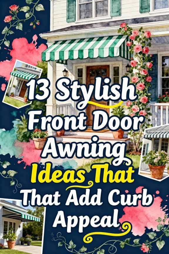 Read more about the article 13 Stylish Front Door Awning Ideas That Add Curb Appeal