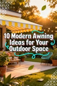 Read more about the article 10 Modern Awning Ideas for Your Outdoor Space