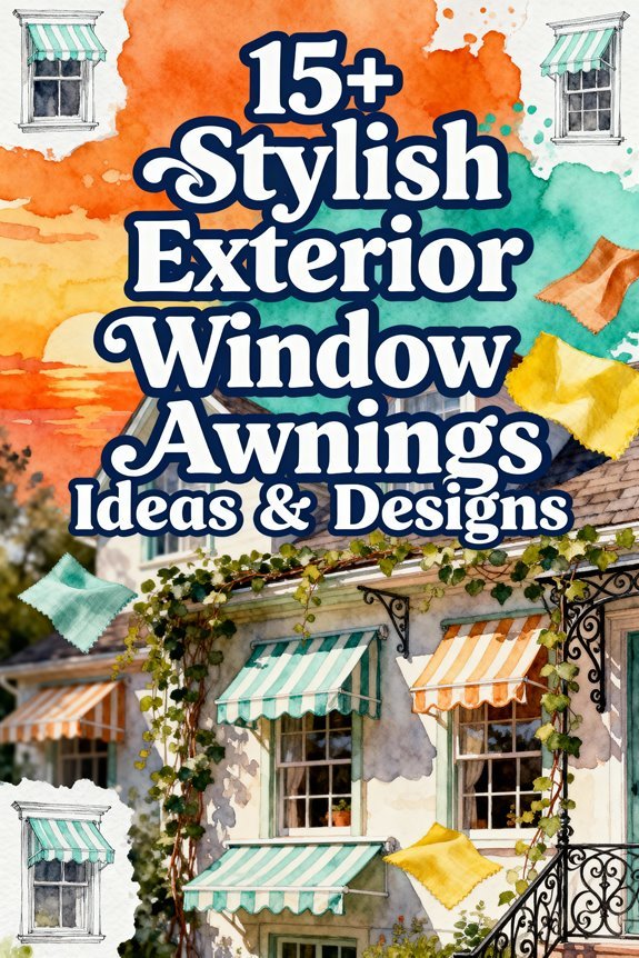 Read more about the article 15+ Stylish Exterior Window Awnings Ideas & Designs