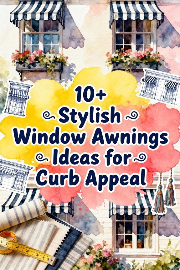 Read more about the article 10+ Stylish Window Awnings Ideas for Curb Appeal