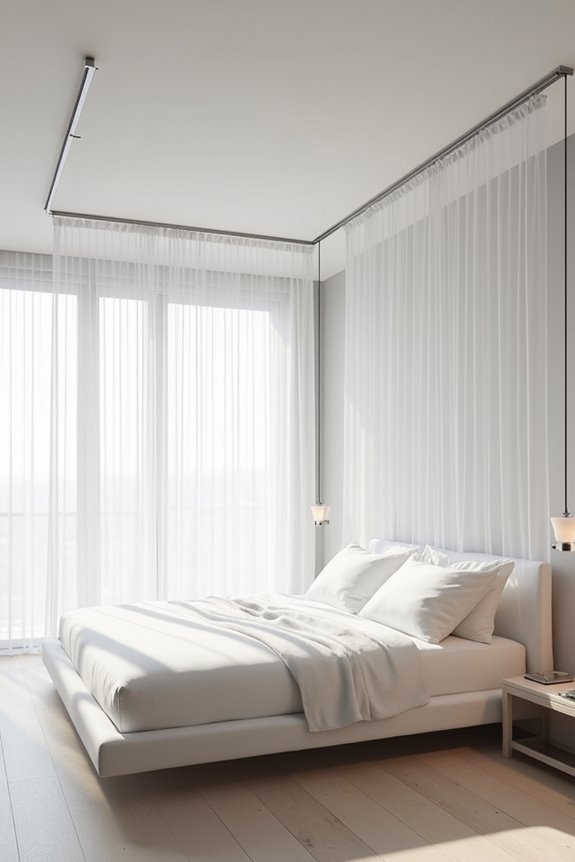 suspended ceiling mounted fabric frames