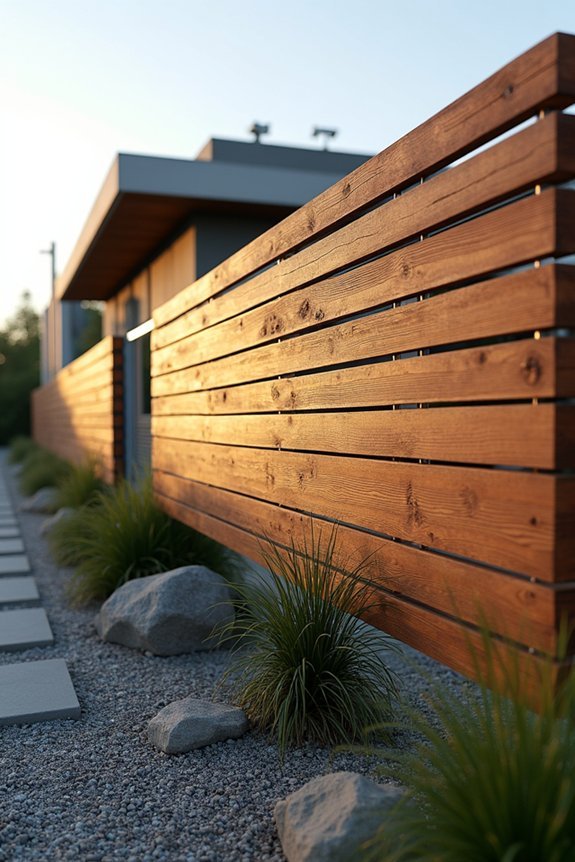 suspended slat design aesthetics