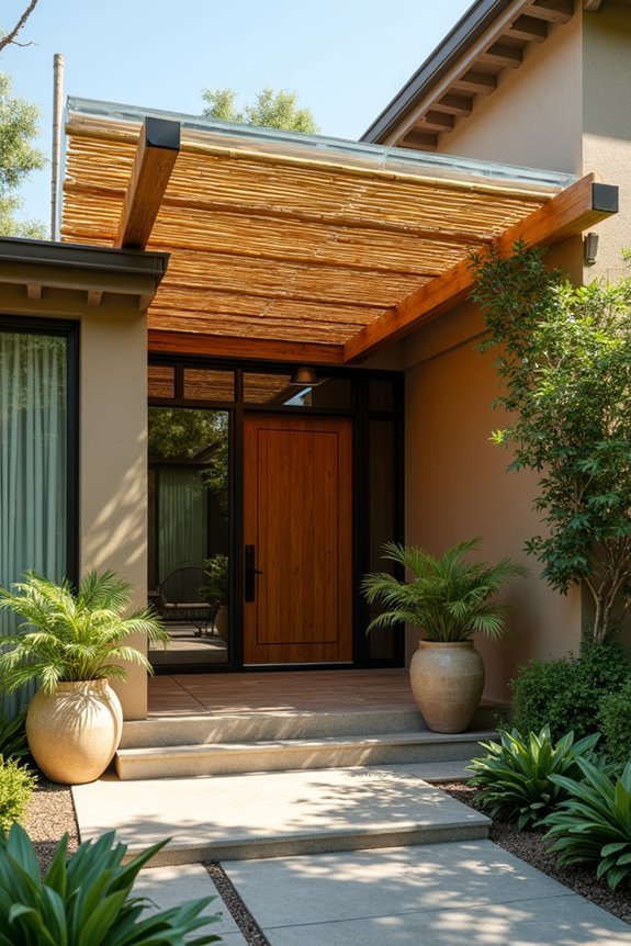 sustainable bamboo awning solutions