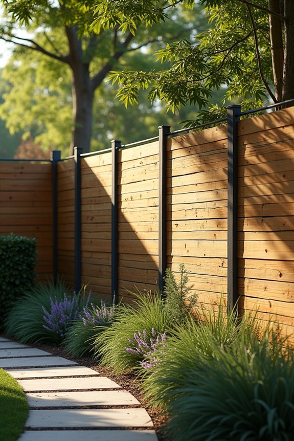 sustainable bamboo fencing installation