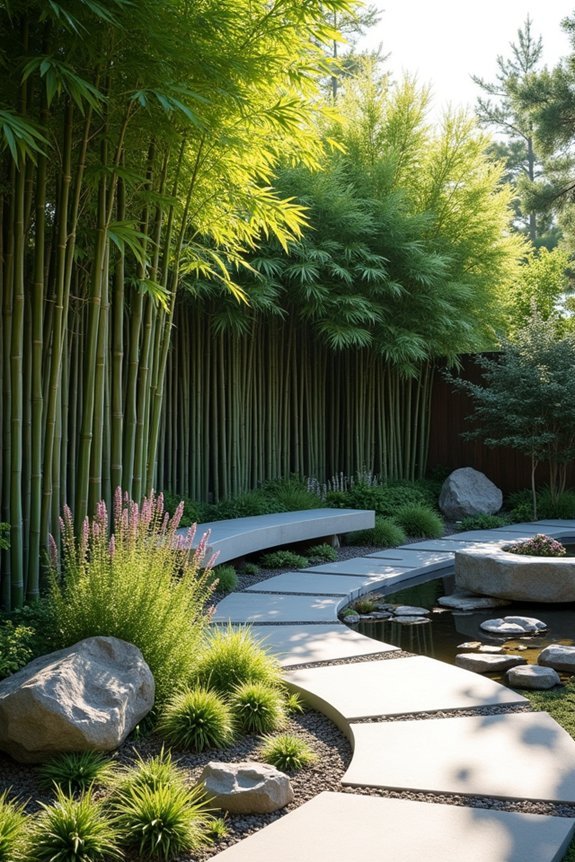 sustainable bamboo garden privacy