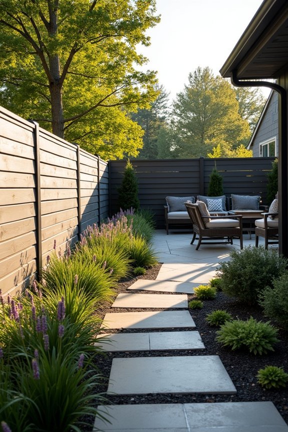 sustainable composite privacy screens