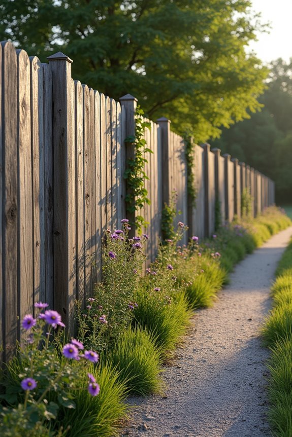 sustainable diy wood fencing