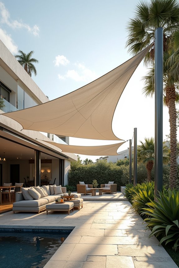 tensioned fabric privacy solutions