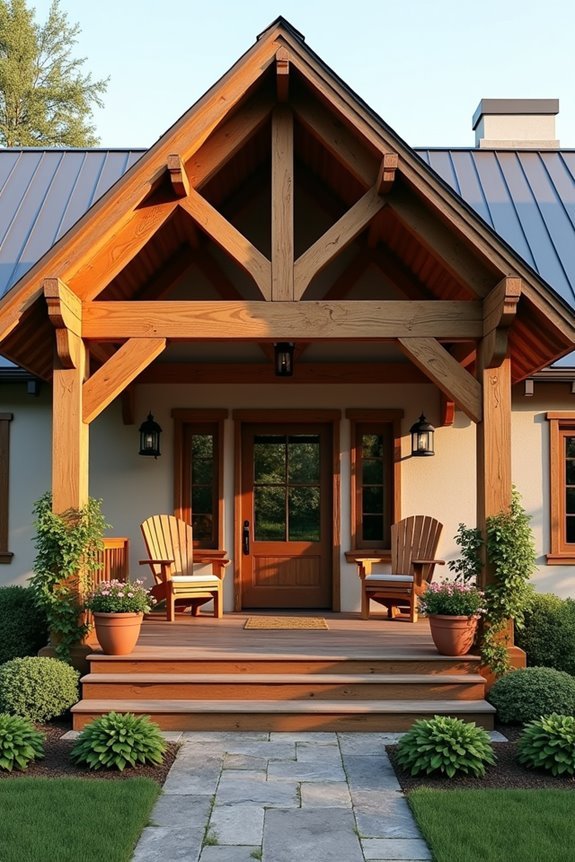 timeless rustic porch structures