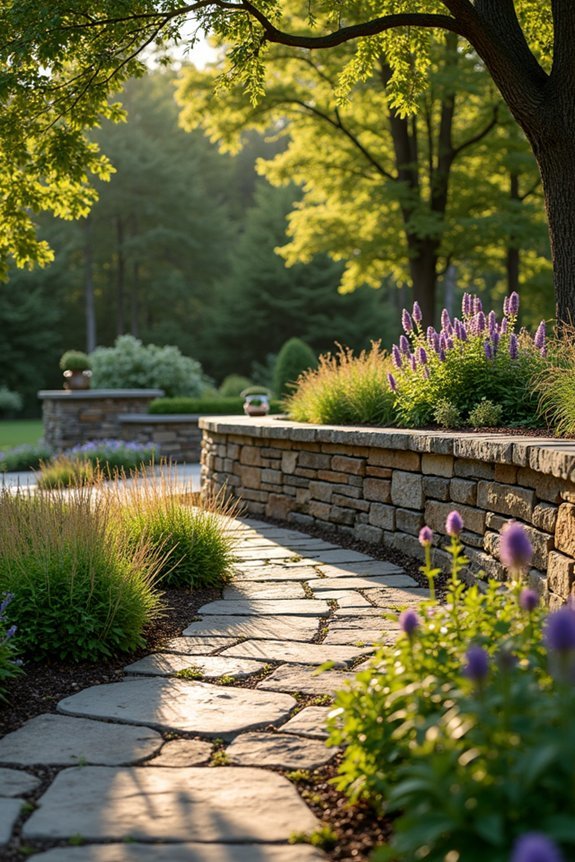 timeless stone wall boundaries
