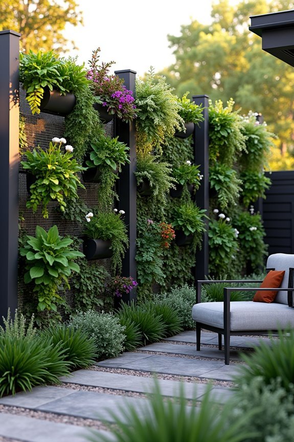 transform fence into garden