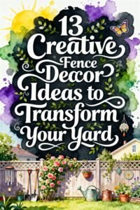 Read more about the article 13 Creative Fence Decor Ideas to Transform Your Yard