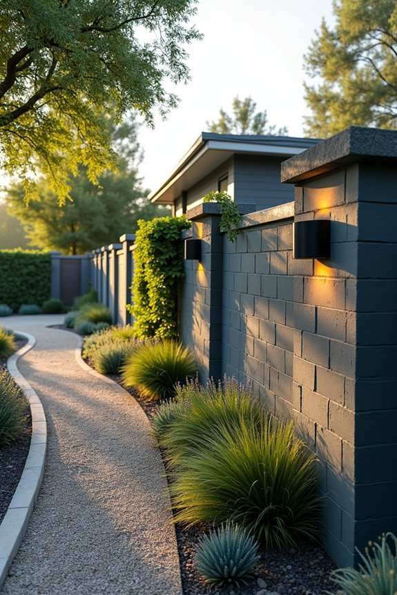 transformative painted block walls
