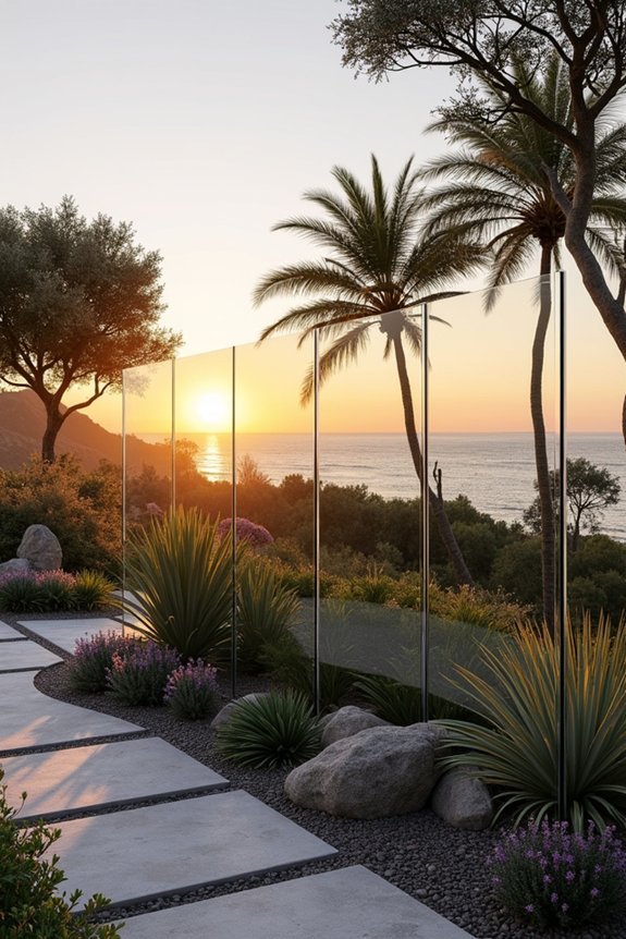 transparent fencing panel options