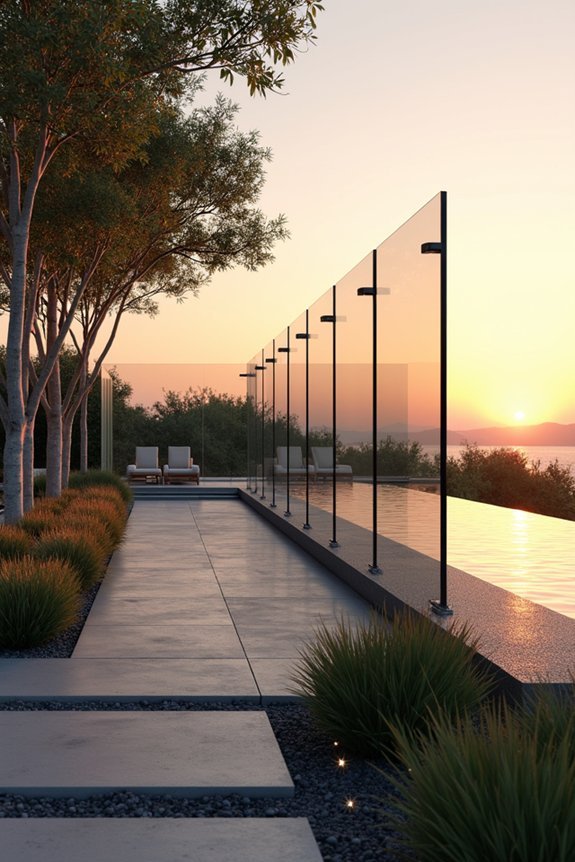 transparent spatial dividers barrier