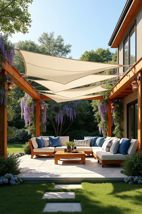 triangle shade sail systems