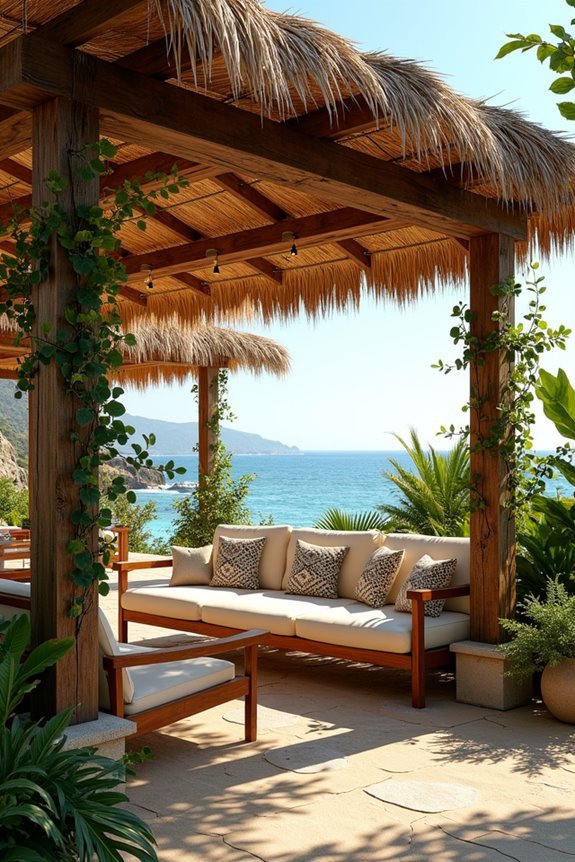 tropical pergola coverage options