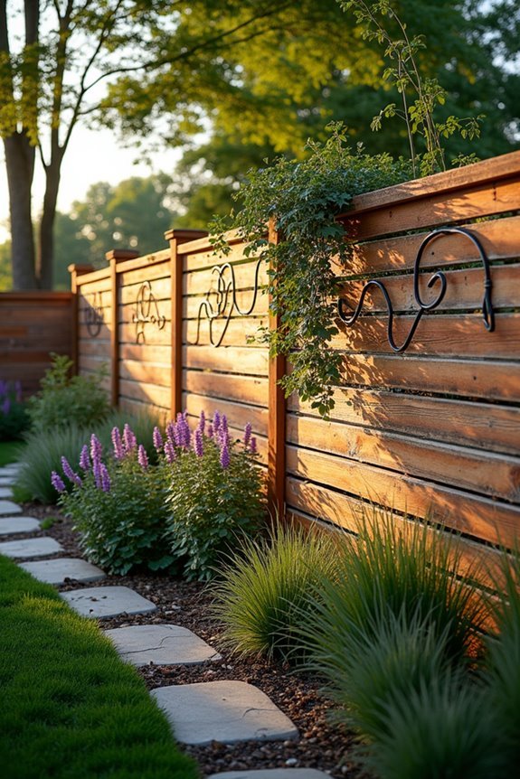 twisted wire fence accents