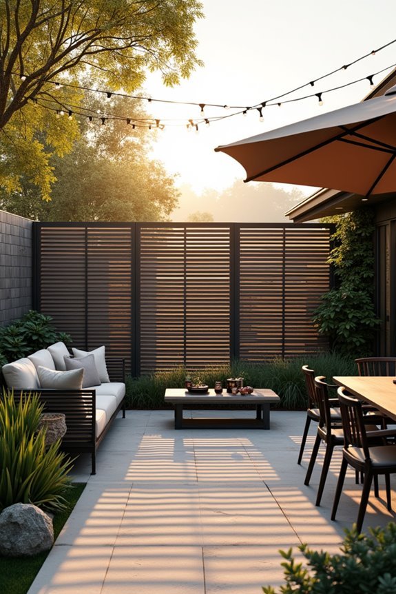 versatile outdoor space dividers