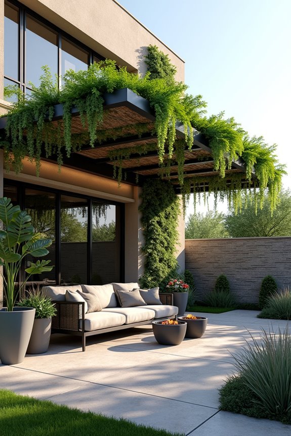 vertical ecosystem shade structures