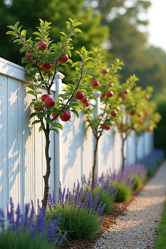 vertical fruit tree gardening