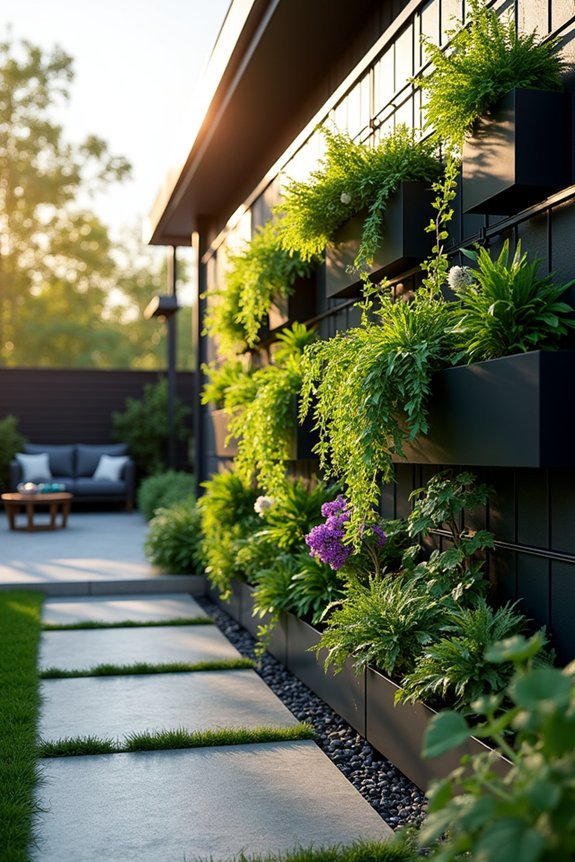 vertical garden privacy solutions