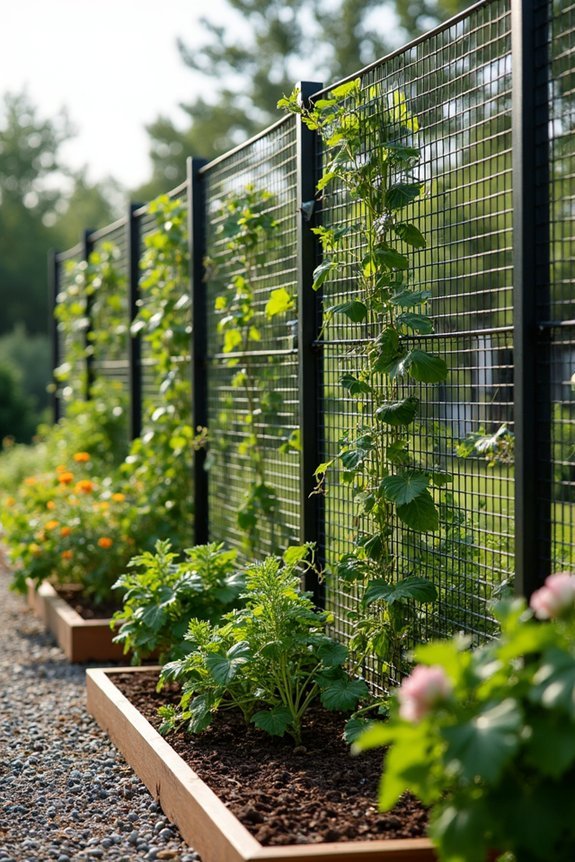 vertical garden support systems