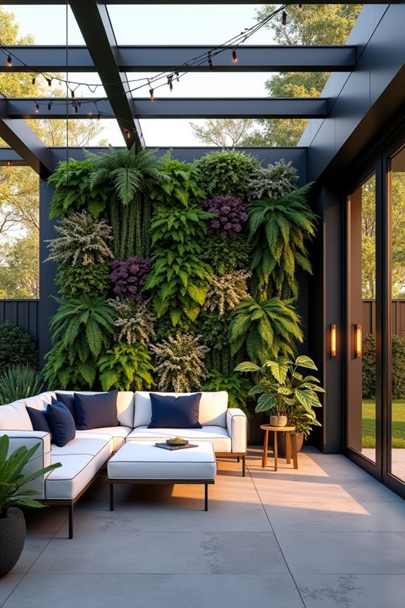 vertical garden wall benefits