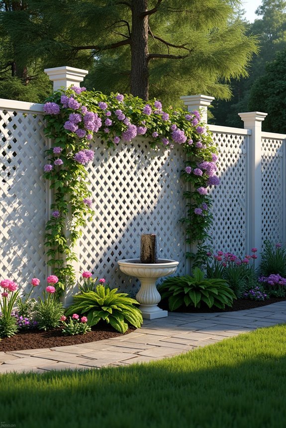 vertical growing systems lattice