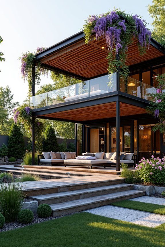 vertical outdoor living spaces