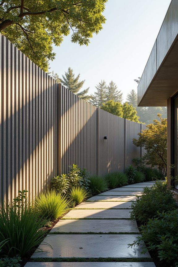 vertical privacy fence panels