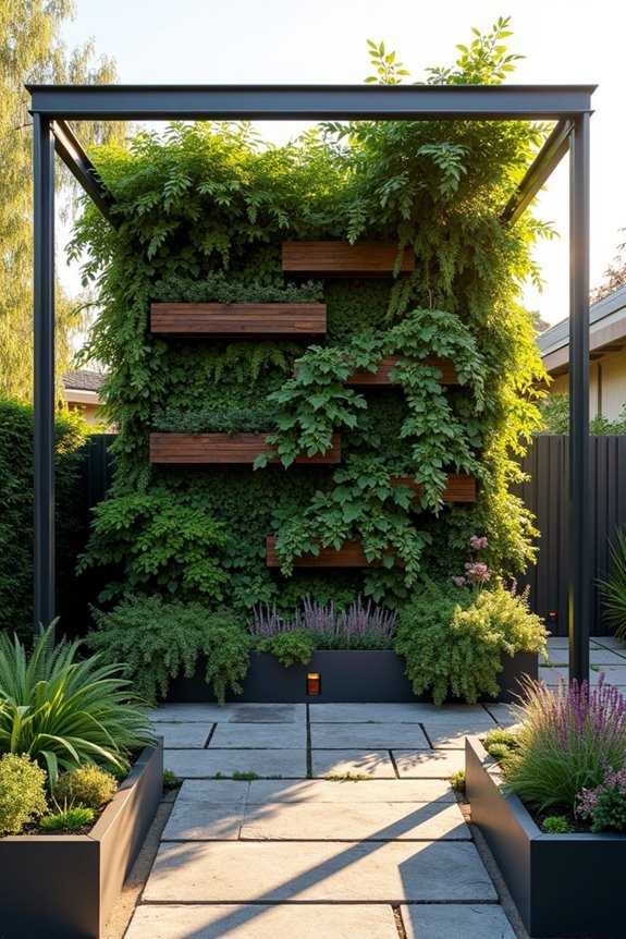 vertical privacy garden solutions
