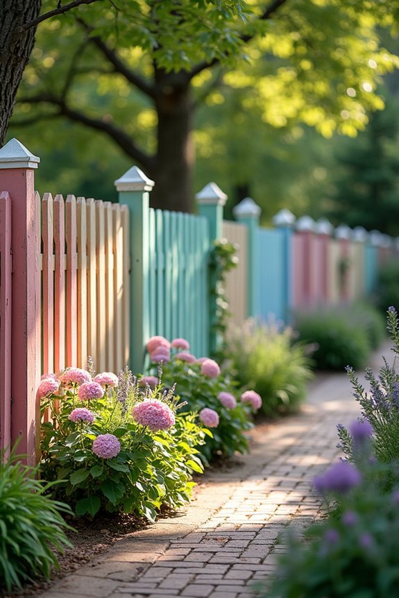 vibrant fences enhance landscapes