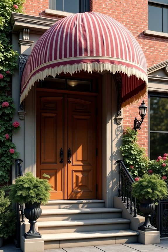 victorian fabric awning aesthetics