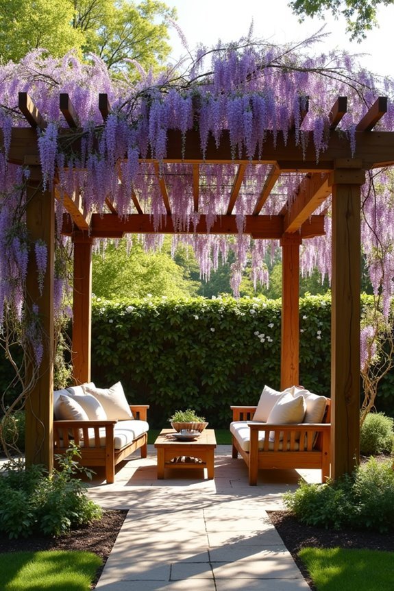 vine covered pergola ecosystem design