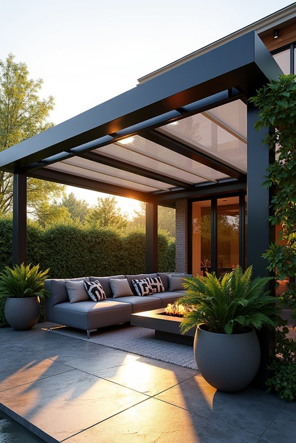 waterproof pergola awning options