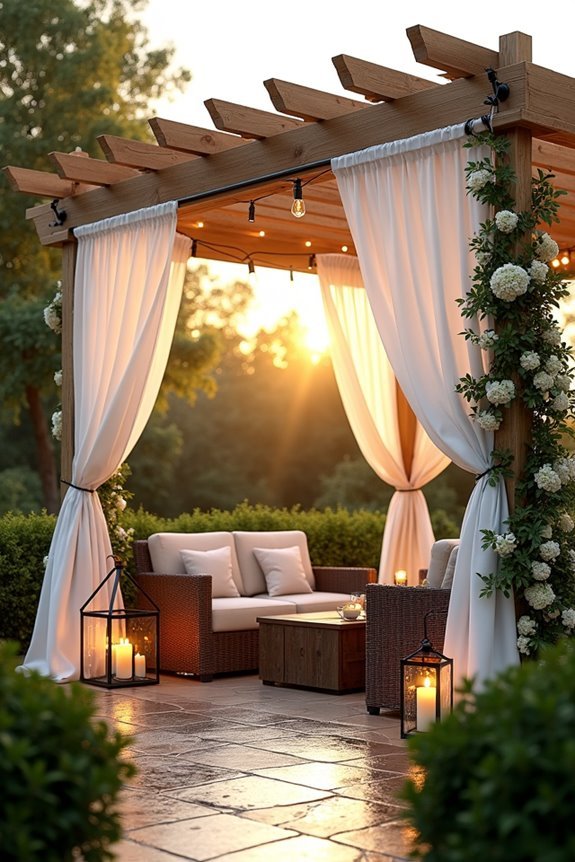 weather proof pergola decorations tips