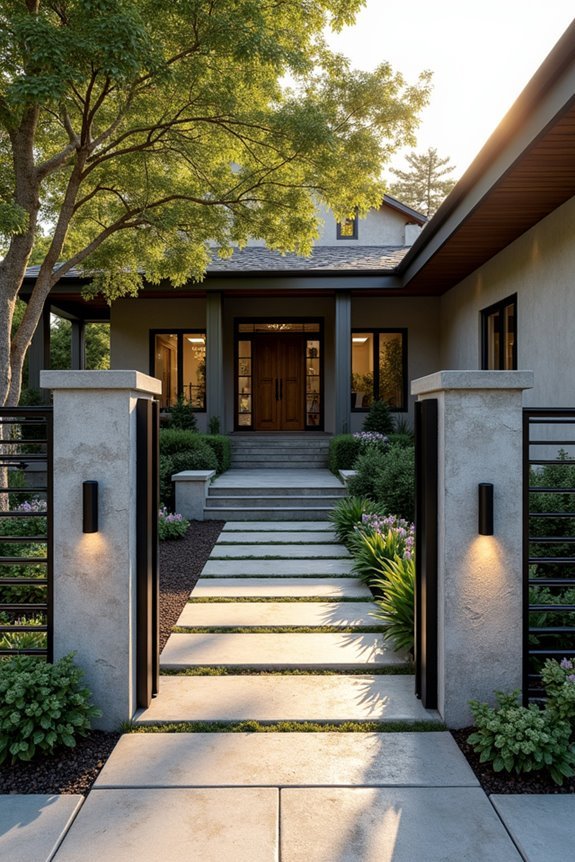 weathered stone pillar aesthetics